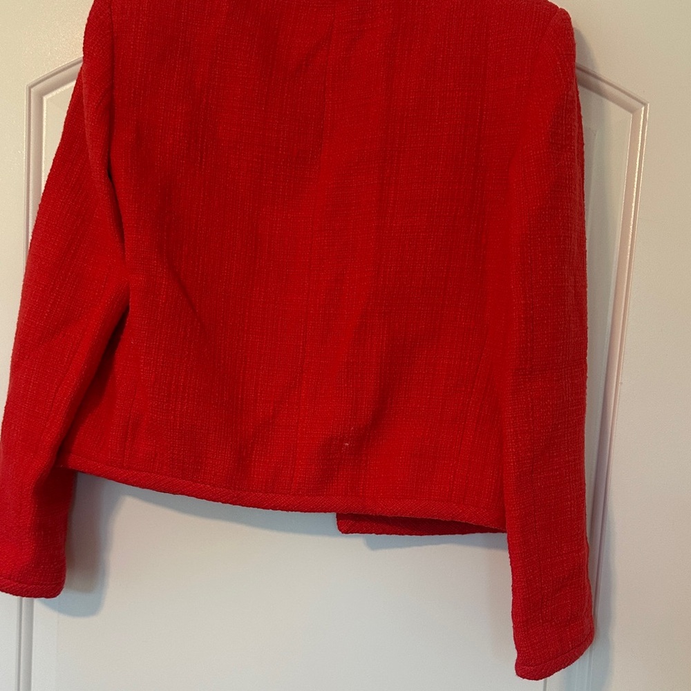 Theory Women's Red Jacket - Picture 2 of 5